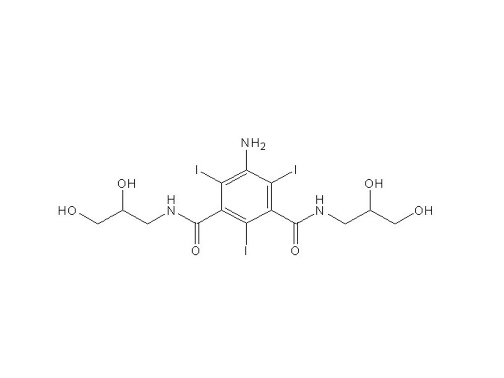 Iohexol／Ioversolは中間5‐アミノ‐N，N′‐ビス（2，3‐ジヒドロキシプロピル）‐2，4，6‐トリヨード‐1，3‐ベンゼンジカルボキシアミド